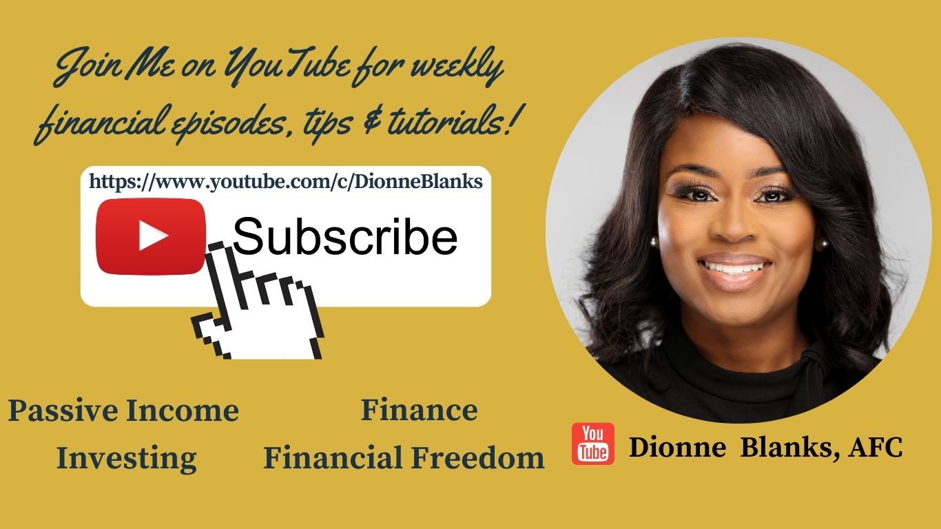YouTube Channel- Dionne Blanks
